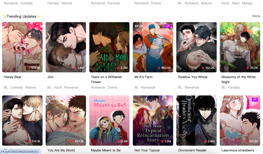 MangaPark Reading Platform